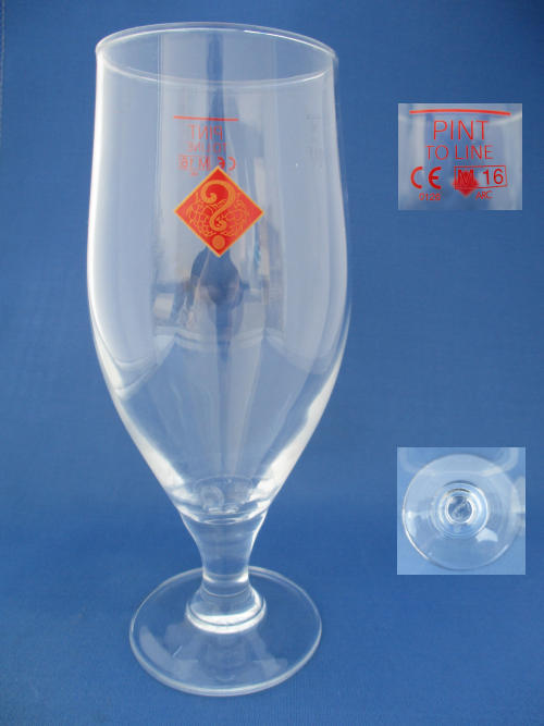 Curious Beer Glass 002325B136