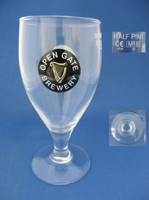 Open Gate Brewery Glass