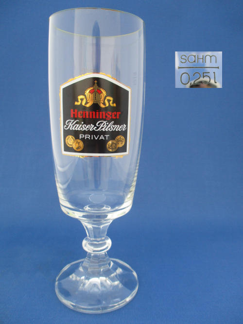 Henninger Beer Glass 002352B138