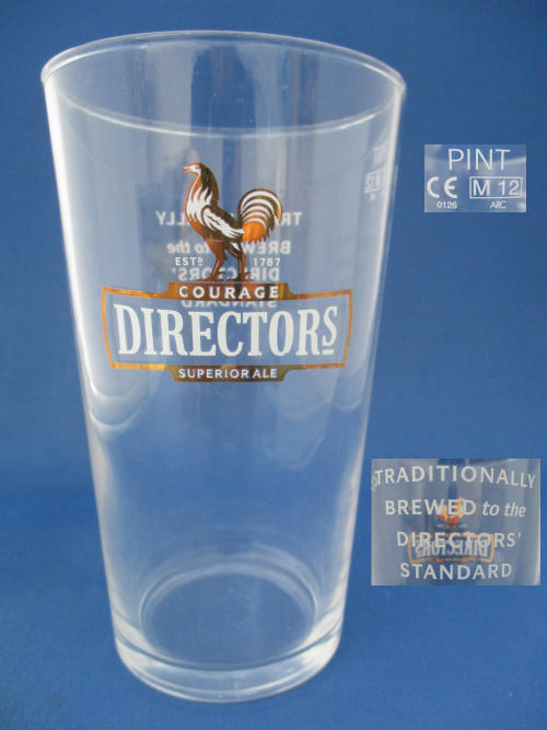 Courage Directors Beer Glass