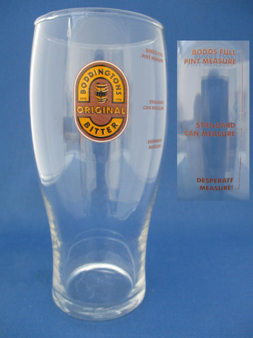 Boddingtons Beer Glass 002362B138