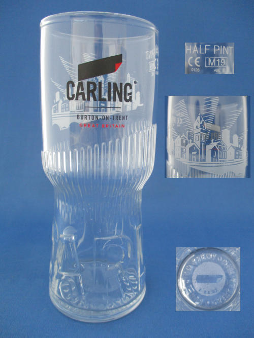 Carling Beer Glass 002366B139