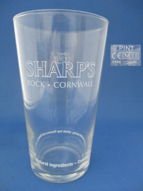 Sharps Beer Glass 002376B139