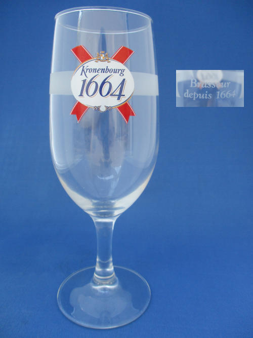 Kronenbourg 1664 Beer Glass 002388B139