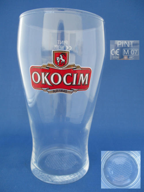 Okocim Beer Glass 002391B140