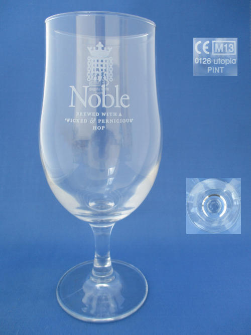 Greene King Noble Beer Glass 002426B142
