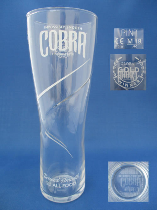 Cobra Beer Glass 002435B142
