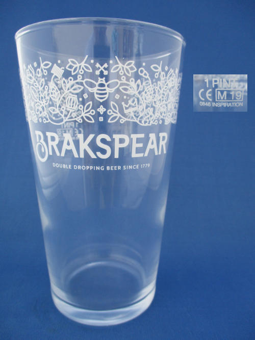 Brakspear Beer Glass 002439B143