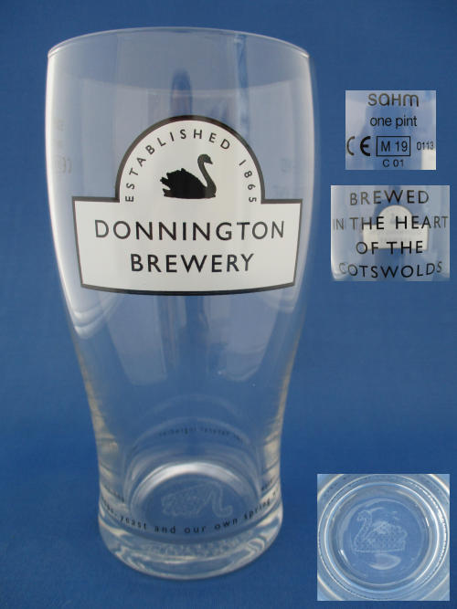 Donnington Beer Glass 002446B143
