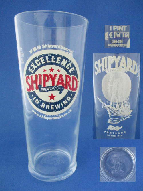 Shipyard Beer Glass 002479B145