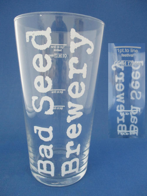 Bad Seed Beer Glass 002482B145