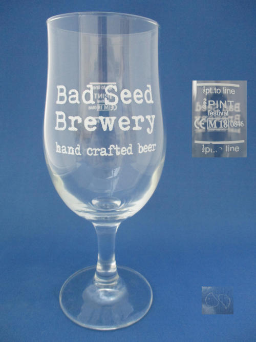 Bad Seed Beer Glass 002483B145