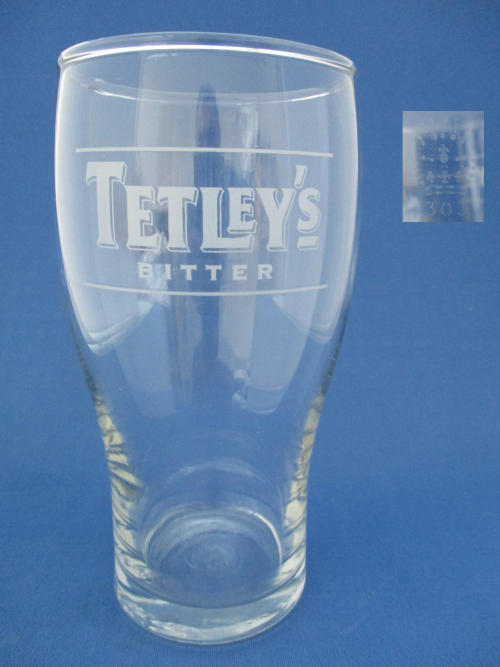 Tetley's Beer Glass 002486B145