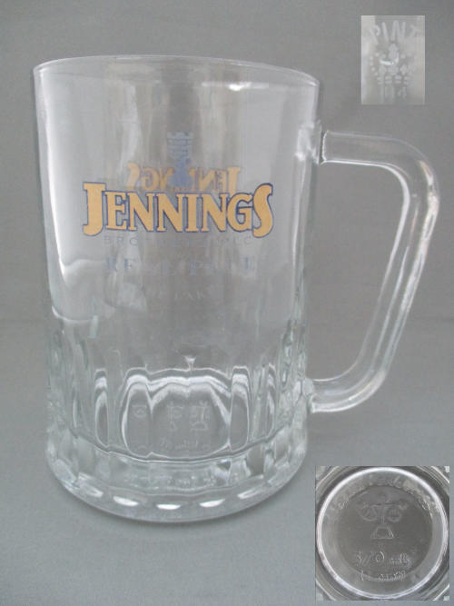 Jennings Beer Glass 002488B145