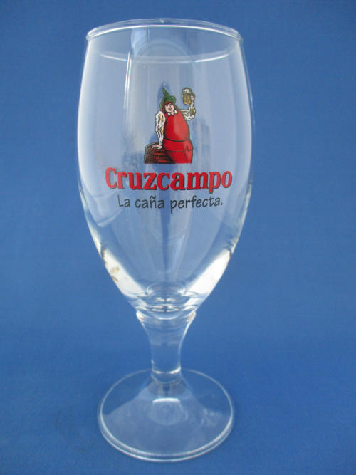 Cruzcampo Beer Glass 002499B145
