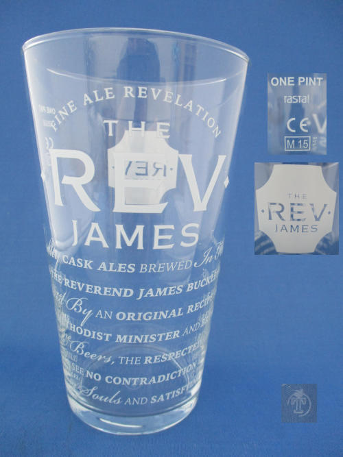 Rev James Beer Glass 002503B146
