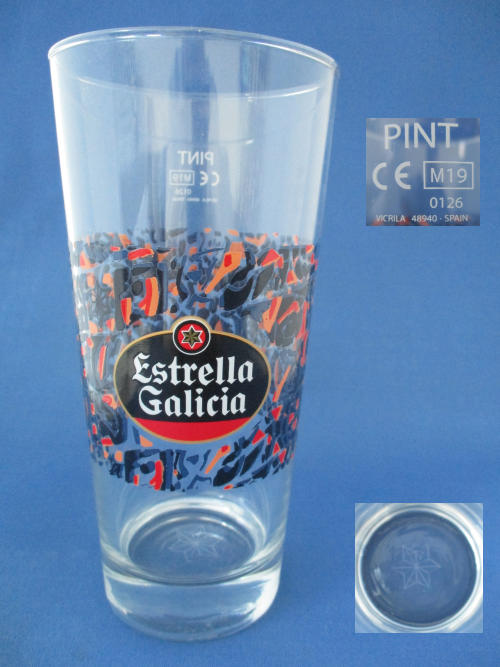 Estrella Galicia Beer Glass 002505B146