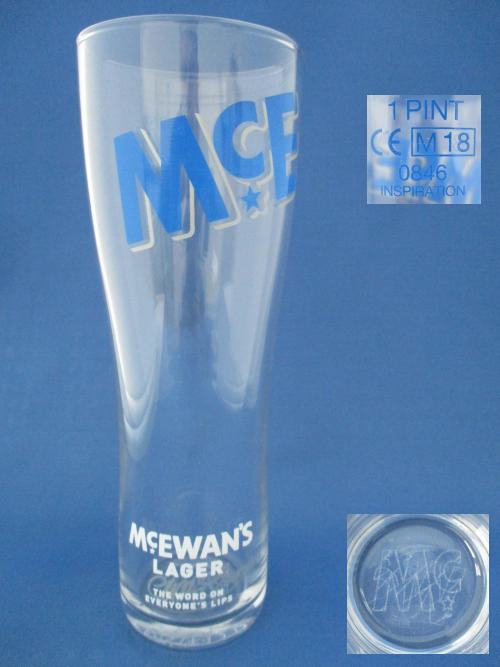 McEwans Lager Glass 002523B146