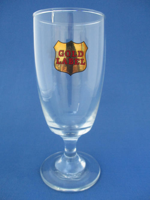 Gold Label Beer Glass 002532B145