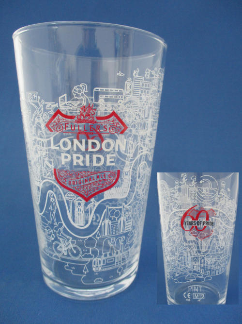 London Pride Beer Glass 002536B147