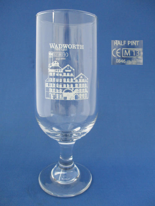 Wadworth Beer Glass 002537B147
