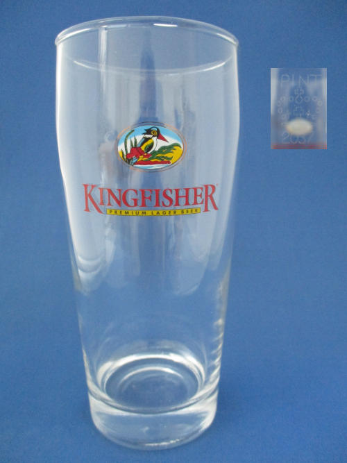 Kingfisher Beer Glass 002540B147