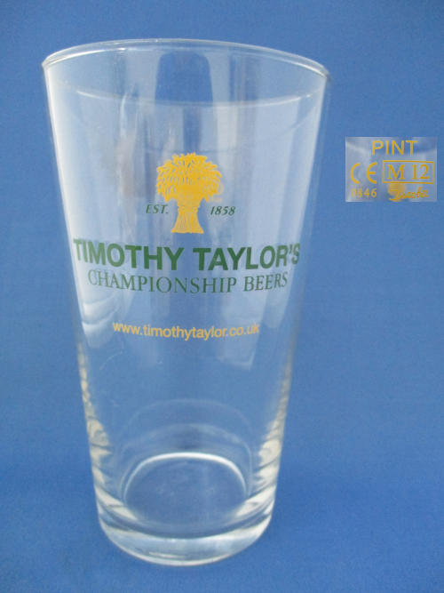 Timothy Taylor Beer Glass