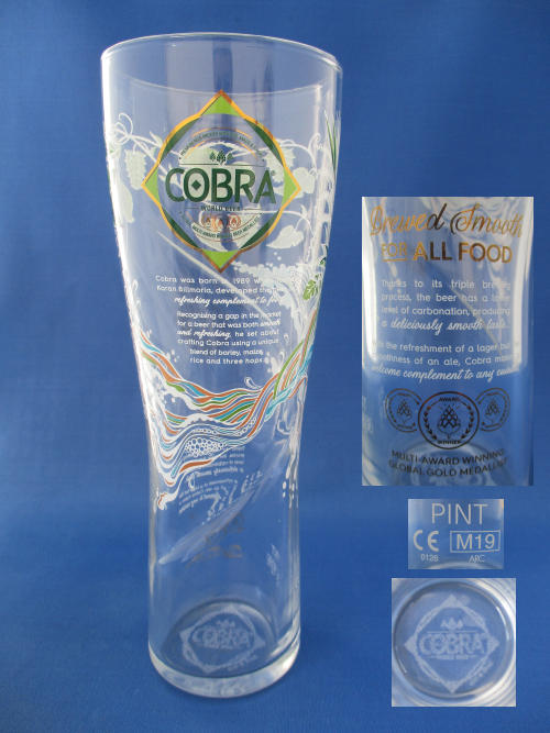 Cobra Beer Glass 002556B148
