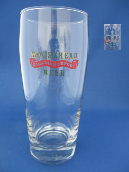 Moosehead Beer Glass