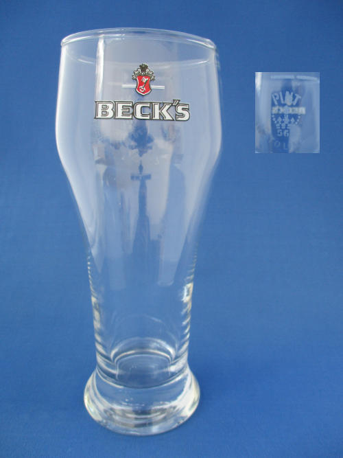 Beck's Beer Glass 002568B149