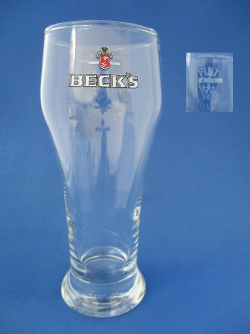 Beck's Beer Glass