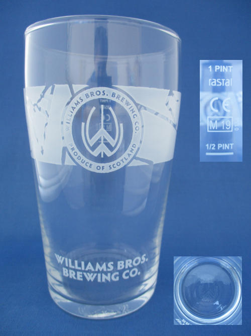 Williams Brothers Beer Glass 002581B149
