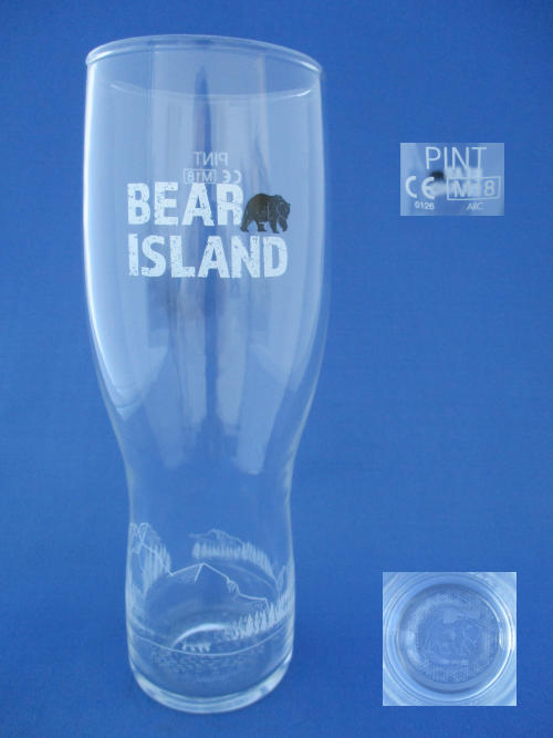 Bear Island Beer Glass 002601B151