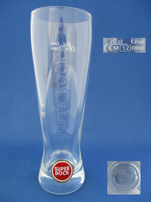 Super Bock Beer Glass