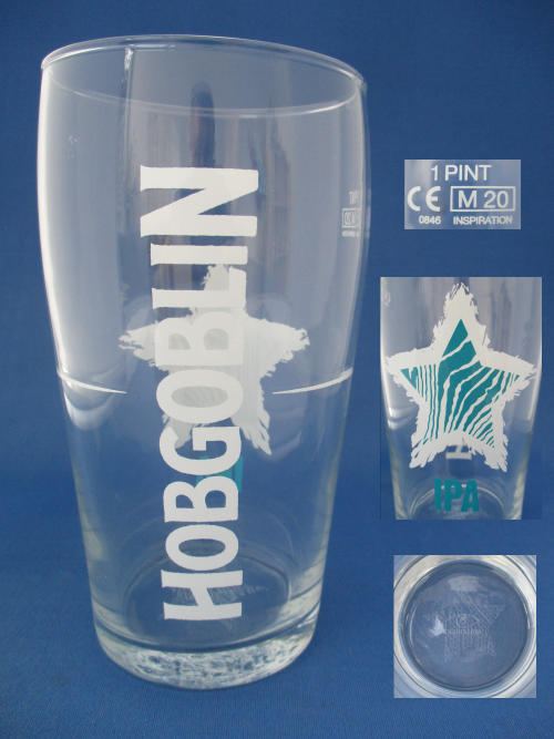 Hobgoblin IPA Beer Glass 002614B151