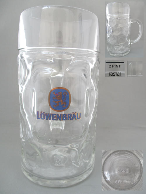 Lowenbrau Beer Glass 002627B152