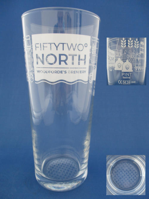 Woodfordes Beer Glass 002629B152