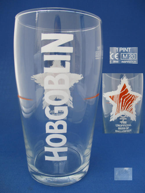 Hobgoblin Beer Glass