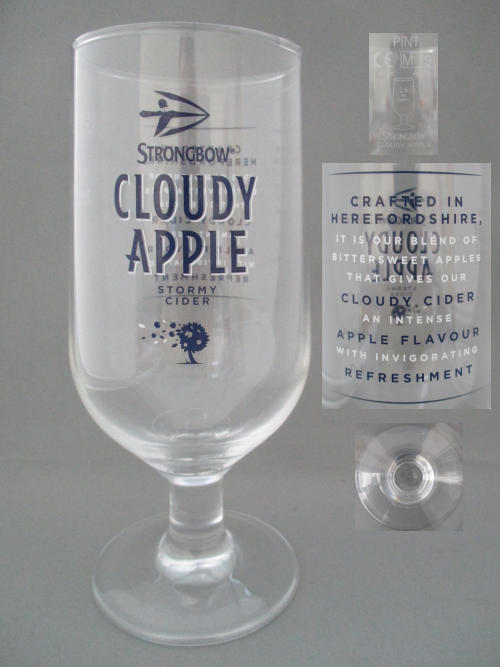 Cloudy Apple Cider Glass 002636B152