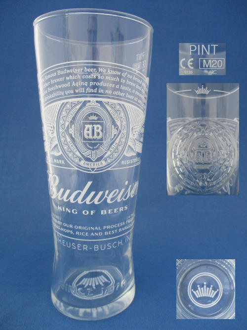 Budweiser Beer Glass 002640B152
