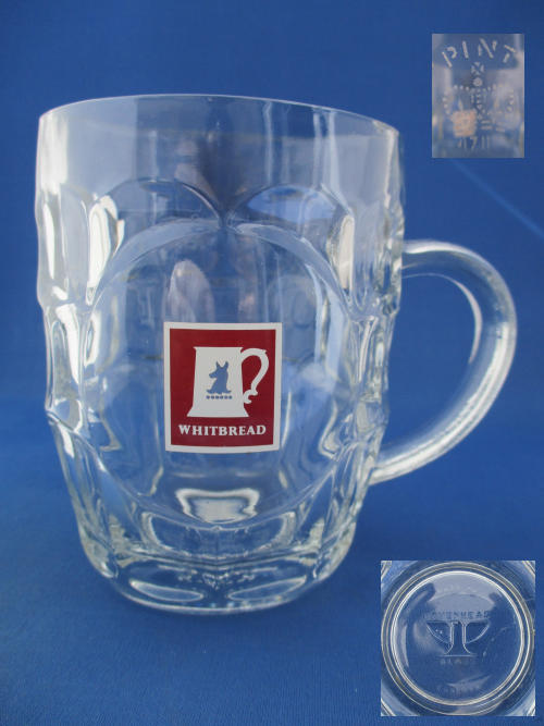 Whitbread Beer Glass 002663B153