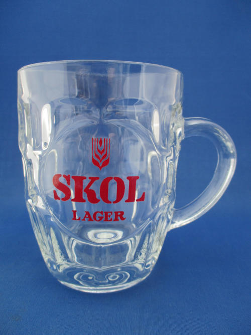 SKOL Beer Glass 002664B153