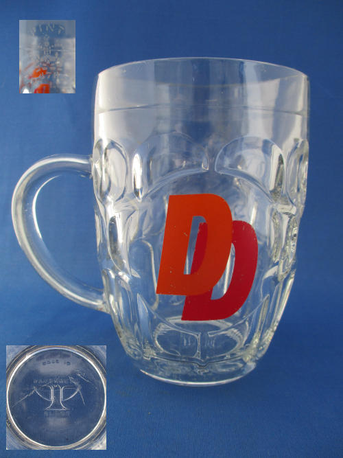 Double Diamond Beer Glass