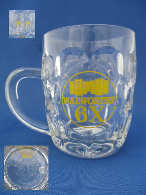 Wadworth 6X Beer Glass