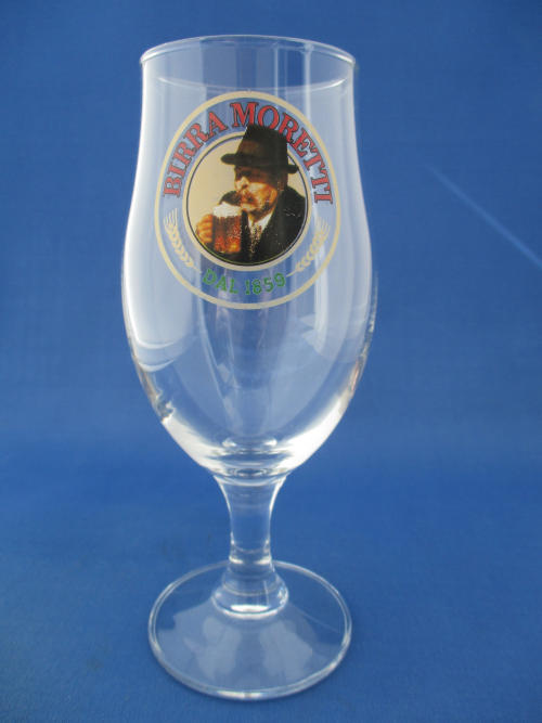 Birra Moretti Beer Glass