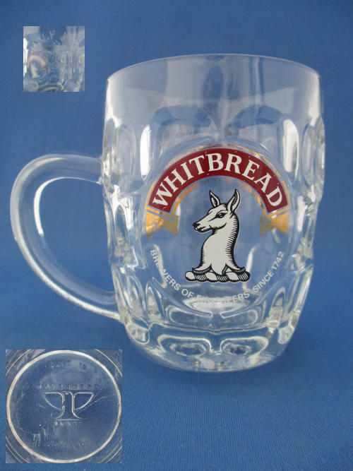 Whitbread Beer Glass 002707B154