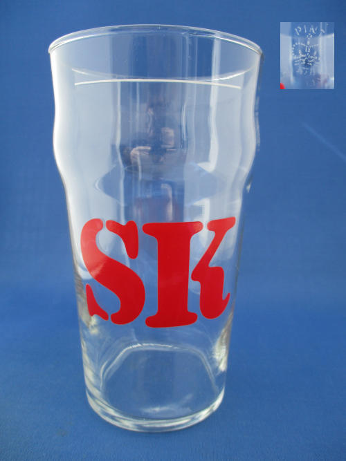 SKOL Beer Glass 002712B155