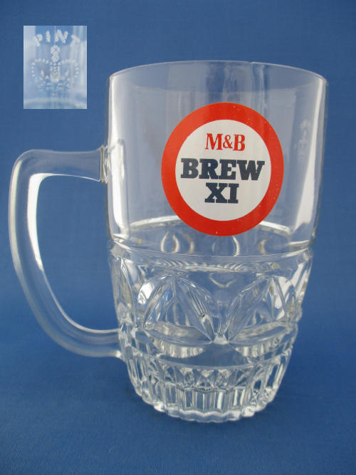 Brew XI Beer Glass 002716B155