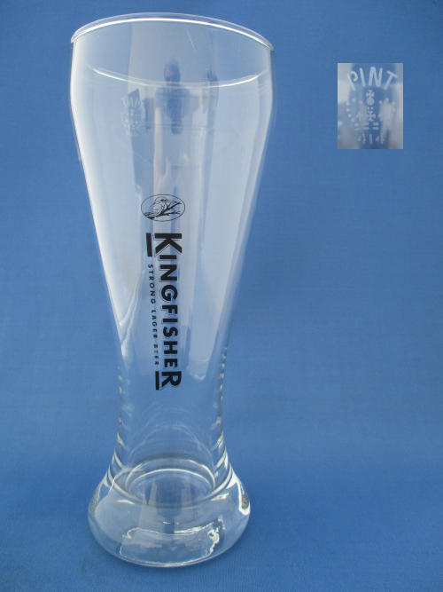Kingfisher Beer Glass 002719B155