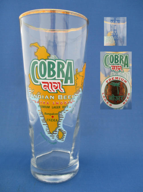 Cobra Pint Glass New With New Design for 2019 